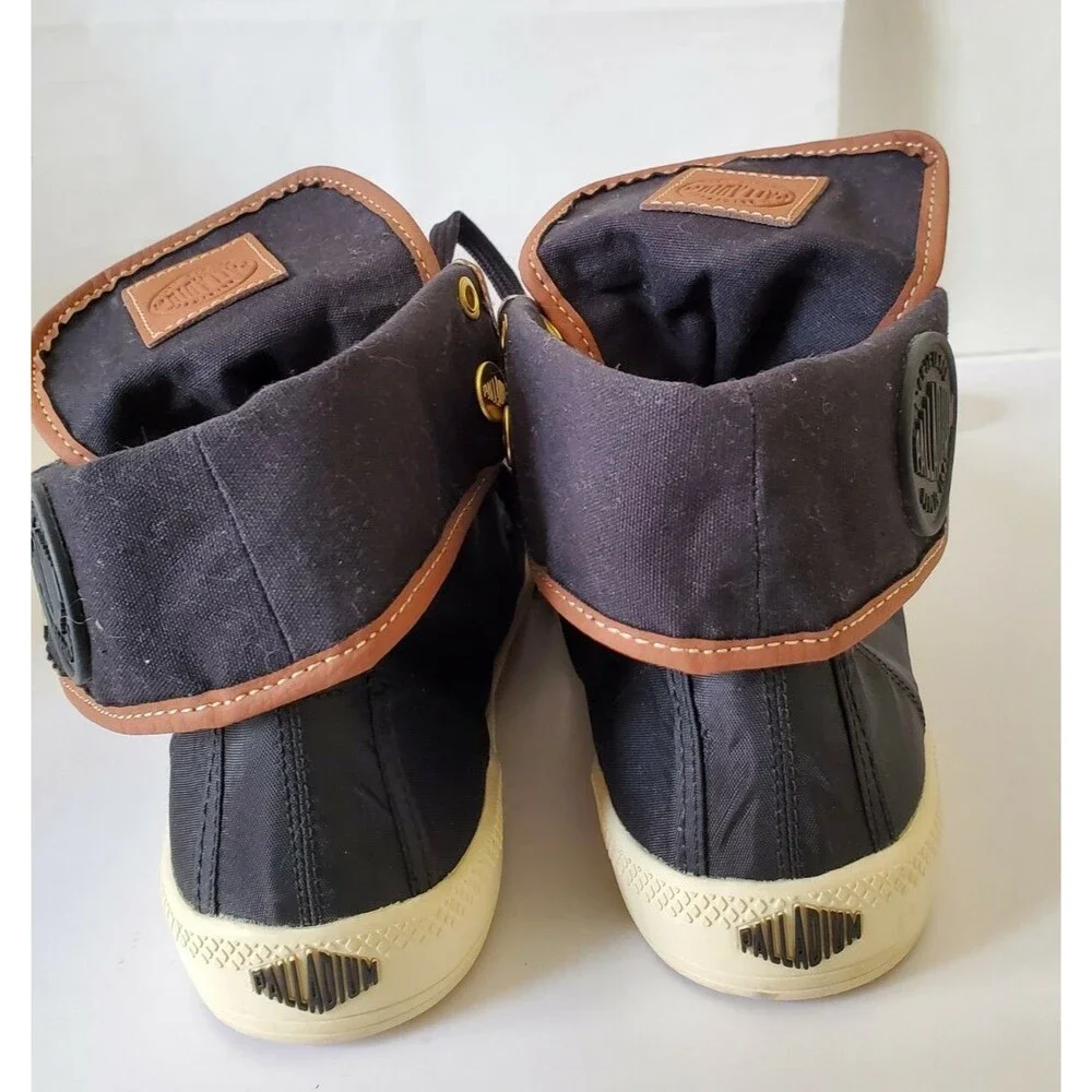 Palladium Baggy Ankle Boots Hiking Trail High Tops Flip/Fold Flex Sneakers sz 10